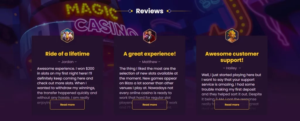 bizzo casino app