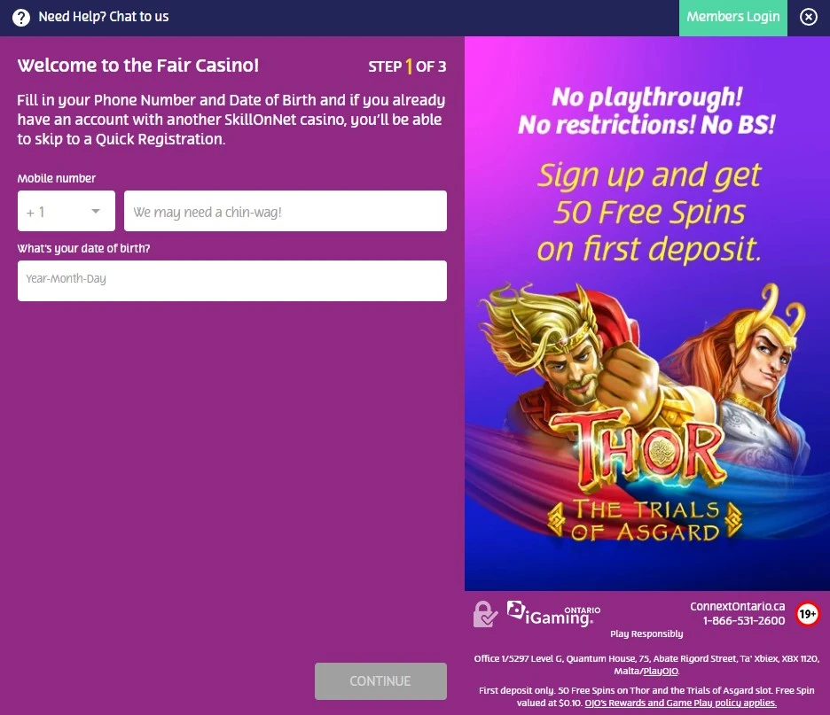 playojo free spins